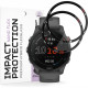 Hybrid Glass Garmin Forerunner 255 / 255 Music Techsuit Nano Flex Full Face Αντιχαρακτικό Υβριδικό Γυαλί Προστασίας Οθόνης 2 Τεμάχια - Black (5949419360235)