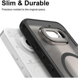 Θήκη Nothing Phone 4a Techsuit HaloFrost II MagSafe Σκληρή Ημιδιάφανη με MagSafe - Black (5949419365223)