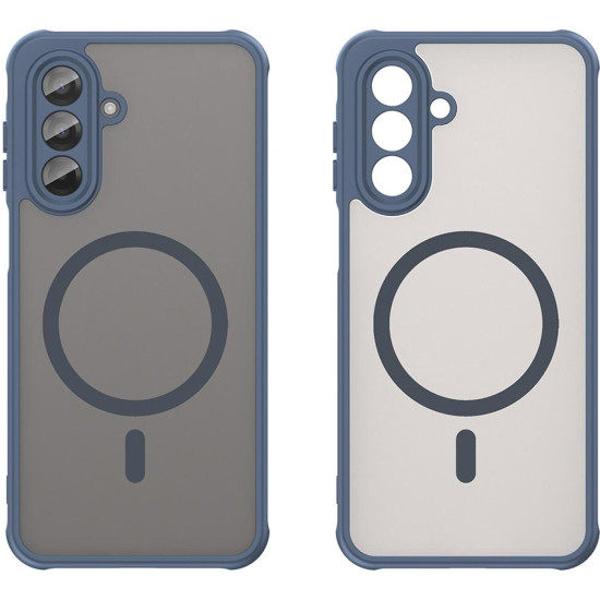 Θήκη Samsung Galaxy A17 Techsuit HaloFrost II MagSafe Σκληρή Ημιδιάφανη με MagSafe - Navy Blue (5949419296039)