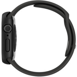 Θήκη Apple Watch 11 / 10 46mm Uniq Nautic Αδιάβροχη με Tempered Glass - Black (UNIQ-46MM-NAUBLK)