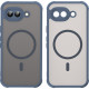 Θήκη Google Pixel 10a Techsuit HaloFrost II MagSafe Σκληρή Ημιδιάφανη με MagSafe - Navy Blue (5949419360587)
