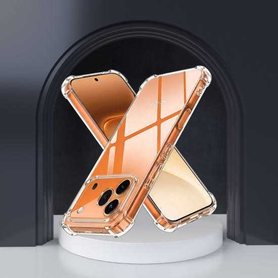 Θήκη Honor 600 Pro Techsuit Shockproof Clear Silicone Διάφανη Σιλικόνης - Clear (5949419367081)