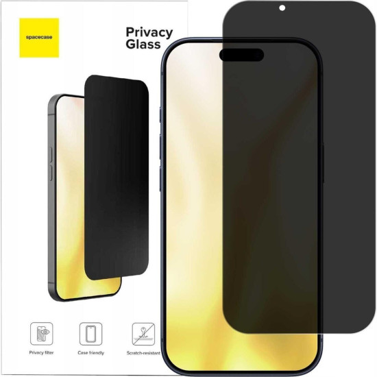 Tempered Glass iPhone 17 Pro Max / 16 Pro Max Spacecase Privacy Glass Αντιχαρακτικό Γυαλί Προστασίας Απορρήτου Οθόνης - Privacy (5905719140922)