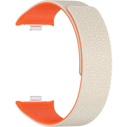 Λουράκι Xiaomi Smart Band 9 Pro / 8 Pro / Redmi Watch 6 / 5 / 4 Techsuit Watchband W016 Μαγνητικό Σιλικόνης - Starlight / Orange (5949419340930)