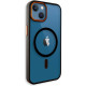 Θήκη iPhone 15 Bodycell DualTone Hybrid Case Διάφανη Σκληρή με MagSafe & TPU Bumper - Black (5206015086434)