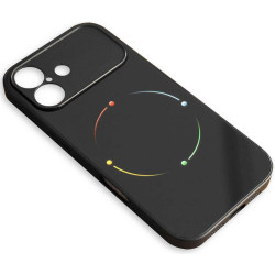 Θήκη iPhone 17 Bodycell Back Cover Glass Shell με Πλάτη από Tempered Glass και TPU Bumper - Black (5206015085963)