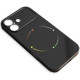 Θήκη iPhone 17 Bodycell Back Cover Glass Shell με Πλάτη από Tempered Glass και TPU Bumper - Black (5206015085963)