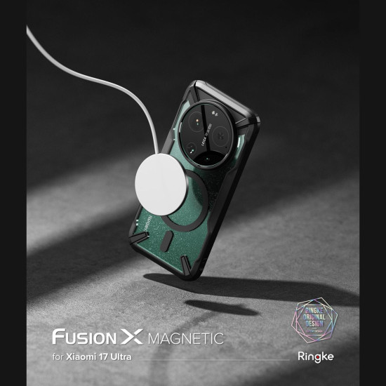 Θήκη Xiaomi 17 Ultra Ringke Fusion X Magnetic Ανθεκτική Σκληρή με MagSafe - Black (8800328818965)