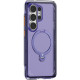 Θήκη Samsung Galaxy S26 Ultra Torras Ostand Q3 Air Ανθεκτική Ημιδιάφανη με MagSafe & KickStand - Dark Purple (6938075649579)