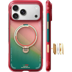 Θήκη iPhone 17 Pro Max Torras Ostand Q3 Air Ημιδιάφανη Ανθεκτική με MagSafe & KickStand - Glory Slash (6970592333845)