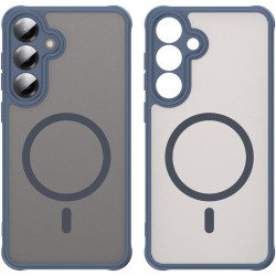 Θήκη Samsung Galaxy A27 Techsuit HaloFrost II MagSafe Σκληρή Ημιδιάφανη με MagSafe - Navy Blue (5949419351691)