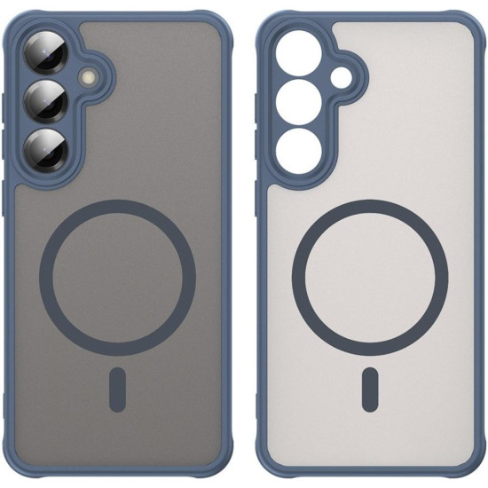 Θήκη Samsung Galaxy A27 Techsuit HaloFrost II MagSafe Σκληρή Ημιδιάφανη με MagSafe - Navy Blue (5949419351691)