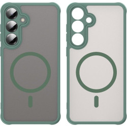 Θήκη Samsung Galaxy A27 Techsuit HaloFrost II MagSafe Σκληρή Ημιδιάφανη με MagSafe - Green (5949419351721)