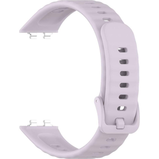 Λουράκι Huawei Band 11 / Band 11 Pro Techsuit Watchband W082 Σιλικόνης - Lavender (5949419363519)