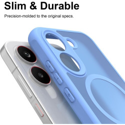 Θήκη Xiaomi Poco X8 Pro Techsuit HaloFrost II MagSafe Σκληρή Ημιδιάφανη με MagSafe - Sky Blue (5949419369276)