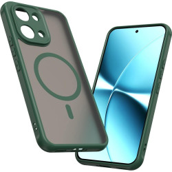 Θήκη Xiaomi Poco X8 Pro Max Techsuit HaloFrost II MagSafe Σκληρή Ημιδιάφανη με MagSafe - Green (5949419366350)