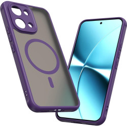 Θήκη Xiaomi Poco X8 Pro Max Techsuit HaloFrost II MagSafe Σκληρή Ημιδιάφανη με MagSafe - Purple (5949419366312)