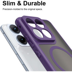 Θήκη Motorola Edge 70 Fusion Techsuit HaloFrost II MagSafe Σκληρή Ημιδιάφανη με MagSafe - Purple (5949419367395)
