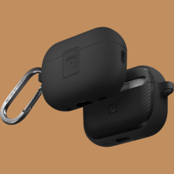 Θήκη AirPods Pro 2nd Gen Uniq Clyde Σκληρή με Μαγνητικό Κλείσιμο - Charcoal / Dark Grey (UNIQ-AIRPODSPRO2-CLYCHRDGRY)