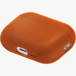 Θήκη AirPods Pro 3rd Gen Uniq Lino Σκληρή - Sunset Orange (UNIQ-AIRPODSPRO3-LINOSUNORG)