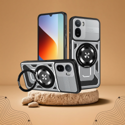 Θήκη Xiaomi Redmi A7 Pro 4G Techsuit RuggedCam Ανθεκτική με KickStand & MagSafe - Gray (5949419368606)