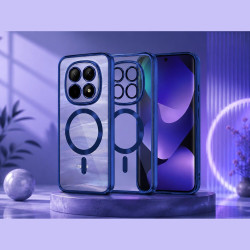 Θήκη Xiaomi Redmi Note 15 / Poco M8 Techsuit Luxury Crystal Διάφανη Σιλικόνης με MagSafe - Deep Blue (5949419368149)