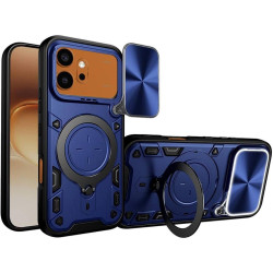 Θήκη Honor 600 / 600 Pro Techsuit CamGuard Pro με Κάλυμμα για την Κάμερα & Μεταλλικό KickStand - Blue (5949419366183)