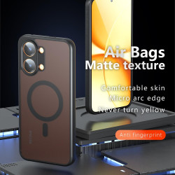 Θήκη Xiaomi Poco X8 Pro Max Techsuit PureFrost Σκληρή Ημιδιάφανη με MagSafe - Frosted Black (5949419366381)
