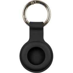 Θήκη AirTag 2 / 1 Mobile Origin AirTag KeyChain Σιλικόνης με Μπρελόκ - Black (FRL-ATKC-BLK)