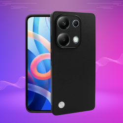 Θήκη Xiaomi Redmi Note 13 Pro 4G / Poco M6 Pro 4G Bodycell Vegan Cover Σκληρή - Black (5206015077937)
