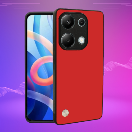 Θήκη Xiaomi Redmi Note 13 Pro 4G / Poco M6 Pro 4G Bodycell Vegan Cover Σκληρή - Red (5206015077968)