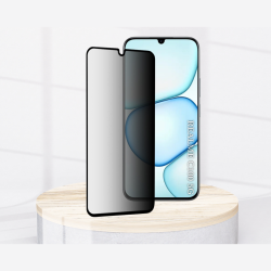 Tempered Glass Realme C100 5G Techsuit 111D Privacy Full Glue Full Face Αντιχαρακτικό Γυαλί Προστασίας Απορρήτου Οθόνης - Black (5949419369481)
