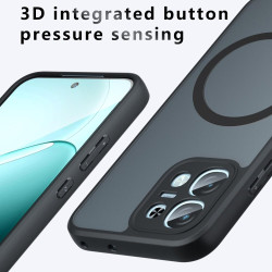 Θήκη Oppo A6 Pro Techsuit PureFrost Σκληρή Ημιδιάφανη με MagSafe - Frosted Black (5949419368422)