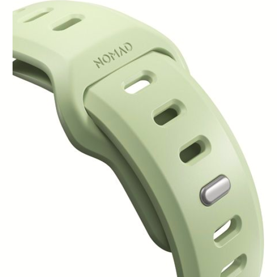 Λουράκι Apple Watch Ultra/SE/11/10/9/8/7/6/5/4 (49/46/45/44mm) Nomad Tempo Band Αδιάβροχο FKM & Αλουμίνιο - Seagrass (NM009803858)