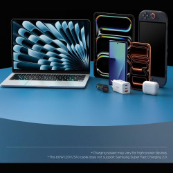 Καλώδιο Type-C Spigen Essential EB6015CC Φόρτισης & Μεταφοράς Δεδομένων σε Type-C 150cm 60W - Black (ACA10417)