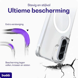 Θήκη Samsung Galaxy A57 Buddi Core Σκληρή Διάφανη με MagSafe - Transparent (8719246557842)