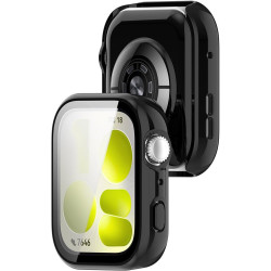 Θήκη Huawei Watch Fit 5 Techsuit Defense360 Pro με Tempered Glass - Black (5949419369962)