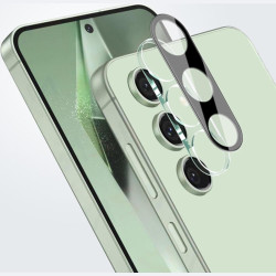 Tempered Glass Samsung Galaxy S24 FE Techsuit Full Camera Αντιχαρακτικό Γυαλί Προστασίας για Φακό Κάμερας - Black (5949419218666)