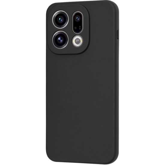 Θήκη Oppo Find X9 Techsuit SoftFlex Σιλικόνης - Black (5949419344440)