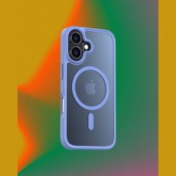 Θήκη iPhone 16 Torras Guardian Mag Ημιδιάφανη Ανθεκτική με MagSafe - Blue (6970592332343)
