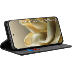 Θήκη Motorola Edge 70 Pro Techsuit Confy Cover Πορτοφόλι - Black (5949419370944)