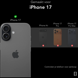 Θήκη iPhone 17 Nekit Bare Thin Case Σκληρή Λεπτή Διάφανη με MagSafe 1.2mm - Transparent (8719246595189)