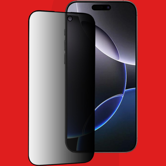 Tempered Glass iPhone 16 Pro Max Techsuit 111D Privacy Full Glue Full Face Αντιχαρακτικό Γυαλί Προστασίας Απορρήτου Οθόνης - Black (5949419247253)