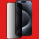 Tempered Glass iPhone 15 Pro Techsuit 111D Privacy Full Glue Full Face Αντιχαρακτικό Γυαλί Προστασίας Απορρήτου Οθόνης - Black (5949419126640)
