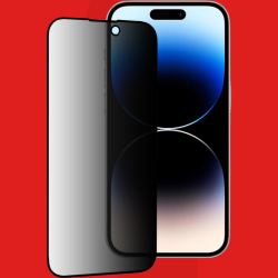 Tempered Glass iPhone 14 Pro Techsuit 111D Privacy Full Glue Full Face Αντιχαρακτικό Γυαλί Προστασίας Απορρήτου Οθόνης - Black (5949419126671)