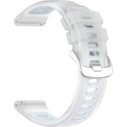 Λουράκι (22mm) Samsung Galaxy Watch 46mm / Watch3 45mm / Gear S3 / Huawei Watch GT / GT 2 46mm Techsuit Watchband W084 Σιλικόνης - Ice Blue (5949419370050)