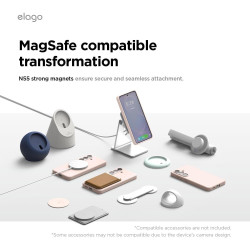 Θήκη Samsung Galaxy S26 Elago Magnetic Silicone Case Premium Σιλικόνης με MagSafe - Lovely Pink (EGS26MSSC62-LPK)