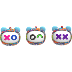 Bluetooth Ακουστικά Kiddoboo GOAT Earbuds Graffiti Monsters Ασύρματα για Παιδιά με Θήκη Φόρτισης που Αλλάζει Φάτσα - Multicolour (KBG08PNK)
