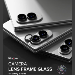 Tempered Glass Samsung Galaxy Z Fold8 Ringke Camera Lens Frame Glass Αντιχαρακτικό Γυαλί Προστασίας για Φακό Κάμερας 2 Τεμάχια - Black (8800380460577)