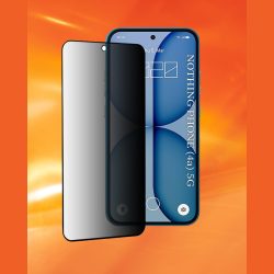 Tempered Glass Nothing Phone 4a Techsuit 111D Privacy Full Glue Full Face Αντιχαρακτικό Γυαλί Προστασίας Απορρήτου Οθόνης - Black (5949419364004)